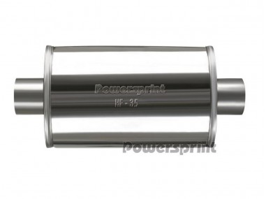 Silencieux Inox Universel Ovale Longueur 470mm