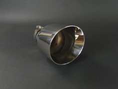 Sortie d'Echappement Inox Universelle Bisautée 101mm