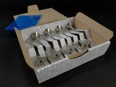 Soupapes Échappement Origine Megane 3 RS et Clavettes (x8)