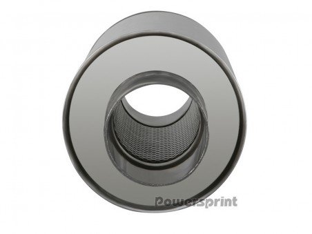 Silencieux Inox Universel Rond "Short Box" 63.5mm ref 906327