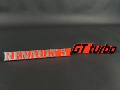 Monogramme de Hayon Fond Rouge 5 Gt Turbo