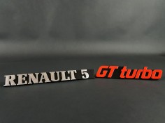 Monogramme de Hayon Fond Noir 5 Gt Turbo