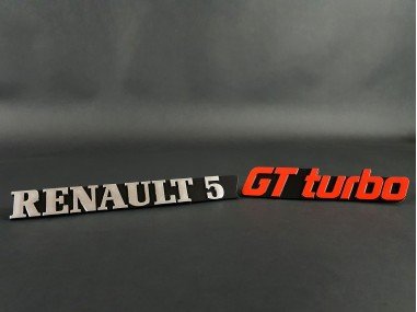 Monogramme de Hayon Fond Noir 5 Gt Turbo