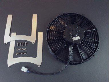 Ventilateur Spal 2080m3, 305mm et Fixations (kit complet)