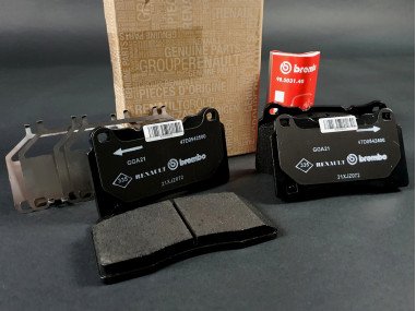 Plaquettes Avants Origine Megane 4 RS Trophy et Trophy R