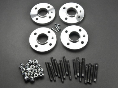 Élargisseurs de Voies Double Centrage 16mm et Boulonnerie Spécifiques Renault 4 trous (la paire)