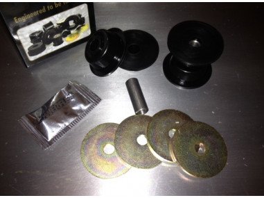 Butées d'Amortisseurs Arrières Powerflex Black Series Clio 2 RS / Twingo RS - PFR60-311BLK