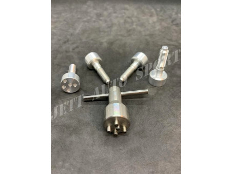 Vis antivol (x4) et clef pour caches centraux jantes Turbine Clio 16S / R21 T