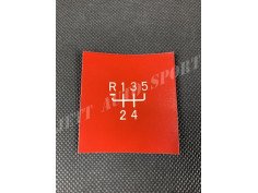 Pochoir Rénovation Pommeau de Vitesse 5 Gt Turbo