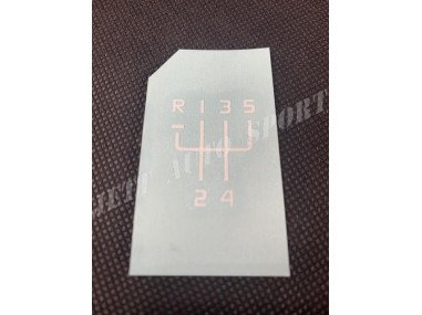 Sticker de Pommeau de Levier de Vitesses Clio 16s / Williams