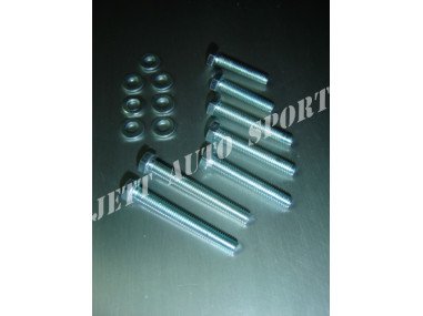 Visserie Inox Fixation Pompe à Eau 5 Gt Turbo / R11 Turbo (kit)