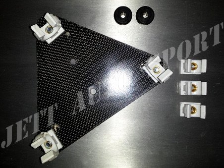 Support de Clef en Croix en Carbone