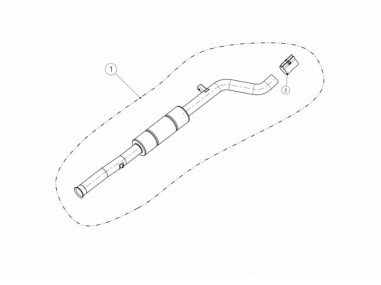 Link Pipe Set Akrapovic Clio 3 RS phase 2