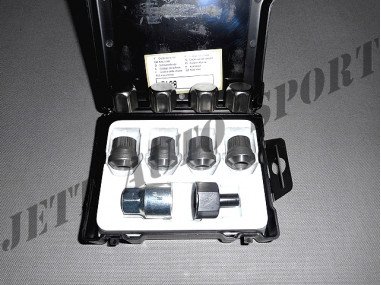 Écrous Antivol de Roue 12X125 Spécifiques Jantes Speedline GrA 16p (x4)