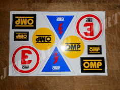 Planche d'Autocollants Homologués FIA