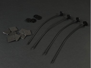 Colliers Plastiques pour Fixation Rapide Ventilateur Spal (kit)