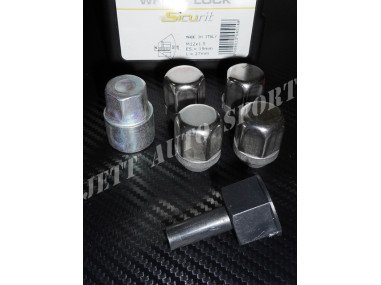 Écrous Antivol de Roue 12X125