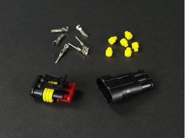 Connecteur Électrique Étanche 3 Voies