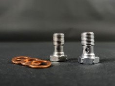 Flexibles de Frein Type Aviation Gainés Noir Megane 4 RS Boîte Manuelle - SRN0630-6 2