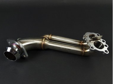 Down Pipe Inox Bi Tube 5 Gt Turbo / R11 Turbo