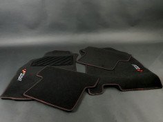 Tapis de Sol Renault Sport Broderies Rouges Spécifiques Megane 3 RS - 82 01 491 493 - 8201491493 2