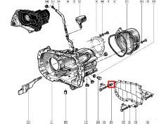 Bague de Centrage Carter de Boîte de Vitesse 5 Gt Turbo - 77 05 010 121 2
