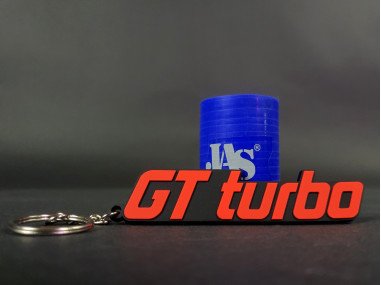 Porte-Clefs Souple Monogramme 5 Gt Turbo Fond Noir