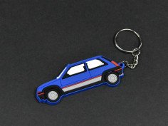Porte-Clefs Souple 5 Gt Turbo phase 1 bleu
