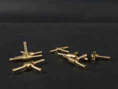 T de Dérivation Dépression diam. 4mm Laiton