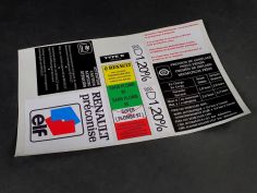 Planche de Stickers Compartiment Moteur Clio 16 / Williams