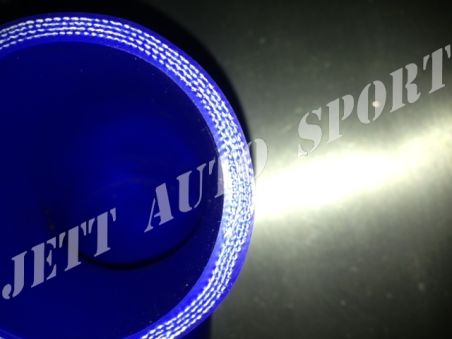 Coude 90° Silicone Renforcé BLEU (différents diamètres)