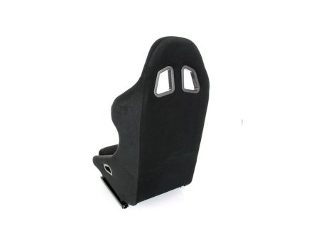 Baquets Eco Tissu Noir (x2)