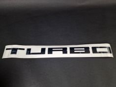 Sticker "Turbo" pour Lunette Arrière 5 Gt Turbo