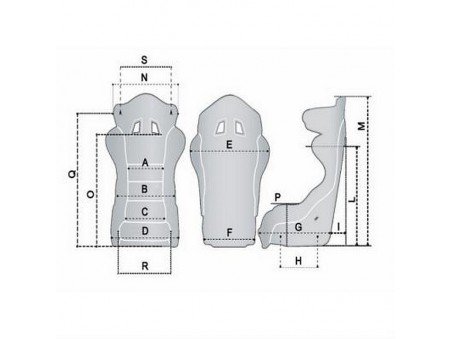 Baquets Sparco R100 MY22 Tissu Noir Rabattables (x2)