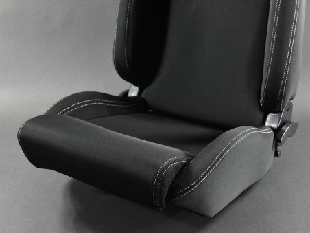 Baquets Sparco R100 MY22 Tissu Noir Rabattables (x2)