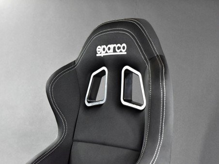 Baquets Sparco R100 MY22 Tissu Noir Rabattables (x2)