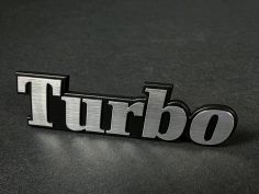 Monogramme de Hayon " Turbo " R11 Turbo