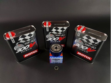 Pack vidange 6L Motul 300V 10W40 Clio...