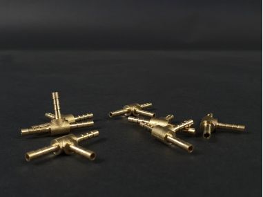 T de Dérivation Dépression diam. 4mm Laiton