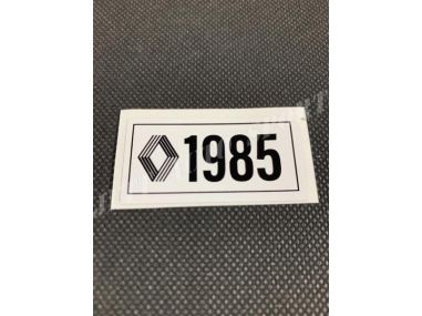 Sticker Année de Construction 5 Gt Turbo Phase 1